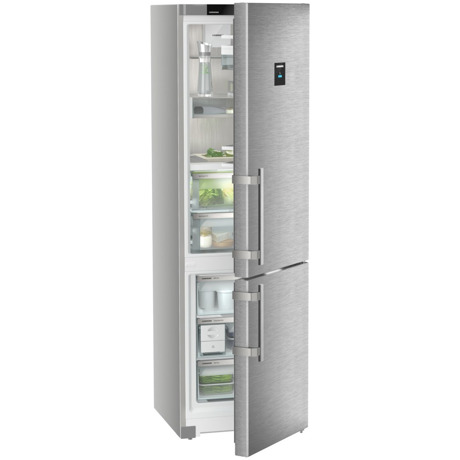 Combina frigorifica Liebherr CBNsdc 575i Prime, BioFresh, NoFrost, 362 l, 201.5 сm, Classa C, SmartSteel, Inox
